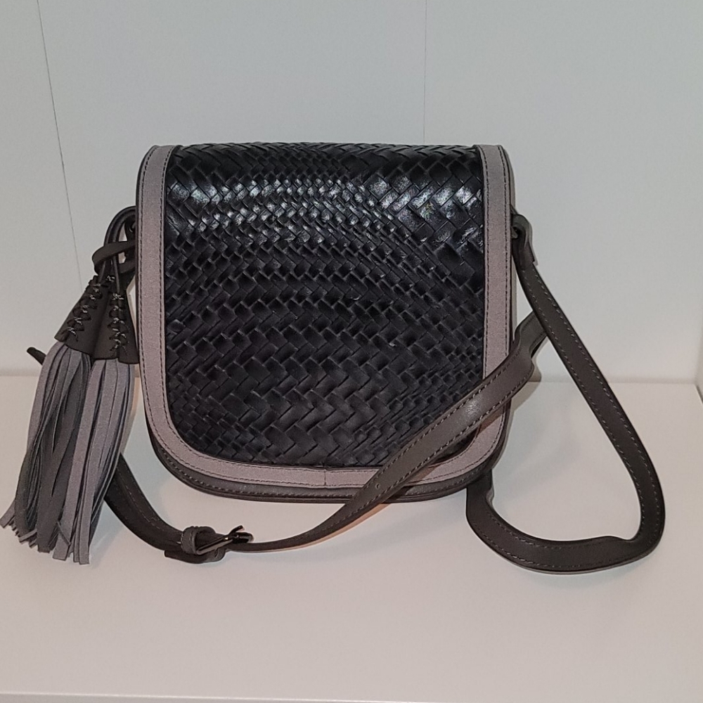 Gussaci Gray Crossbody/Shoulder Purse